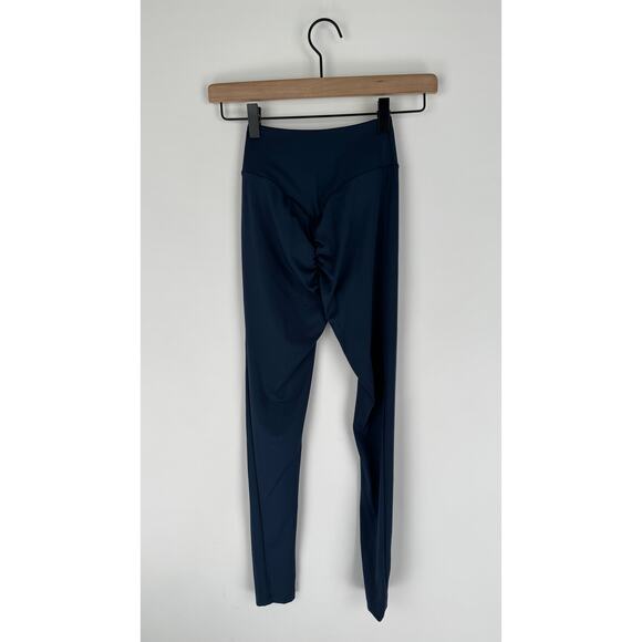 GymShark Power Regular Leggings Womens XS Navy Blue New Athletic B4A6Q - Picture 6 of 11